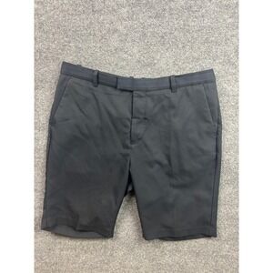 G/FORE Golf Shorts Mens 38 Black Performance Tech Flat Front Athletic